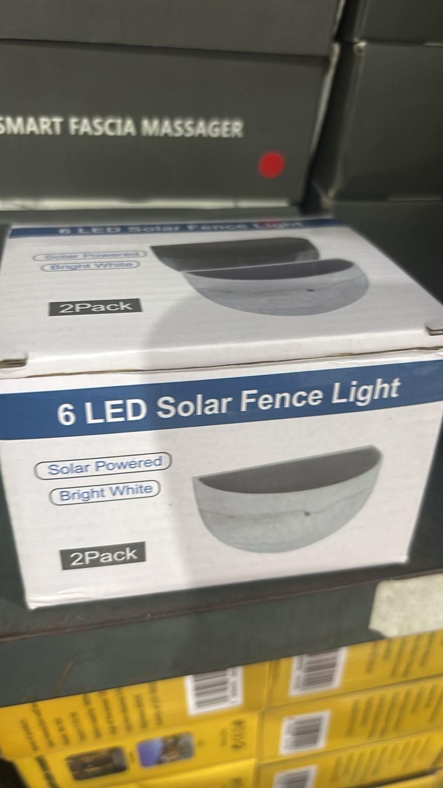 "Energy-Efficient Solar Fence Light for Gardens, Patios & Pathways"
