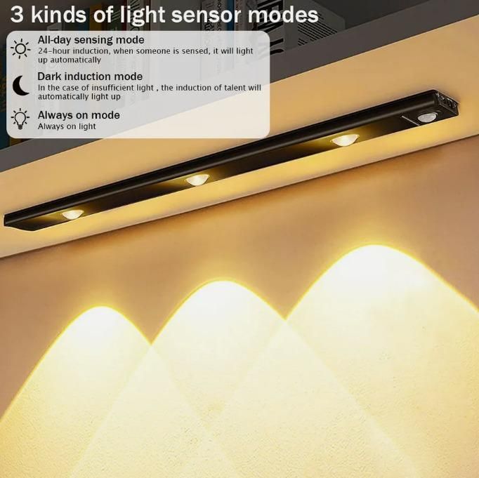 USB Rechargeable LED Motion Sensor Cabinet Light