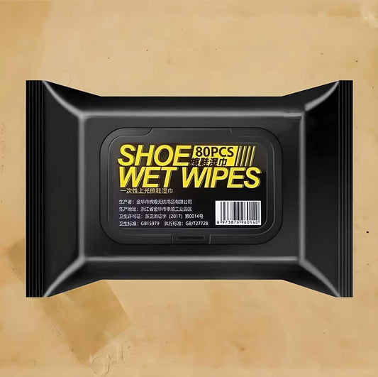 FreshKicks Natural Sneaker & Shoe Cleaning Wipes – 80 Count Resealable Pack